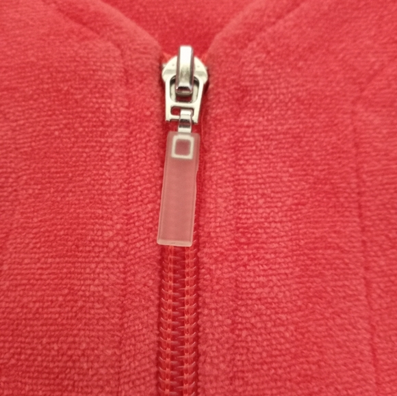 Aria Women's Orange Robe Beach Cover-up Full Zipper Pockets Size Large NWOT - Picture 4 of 7